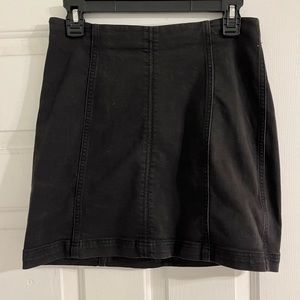 Free People Denim Mini Skirt